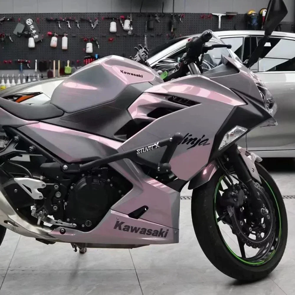Новые автомобильные светоотражающие наклейки Kawasaki Ninja мотоциклетные лазерные