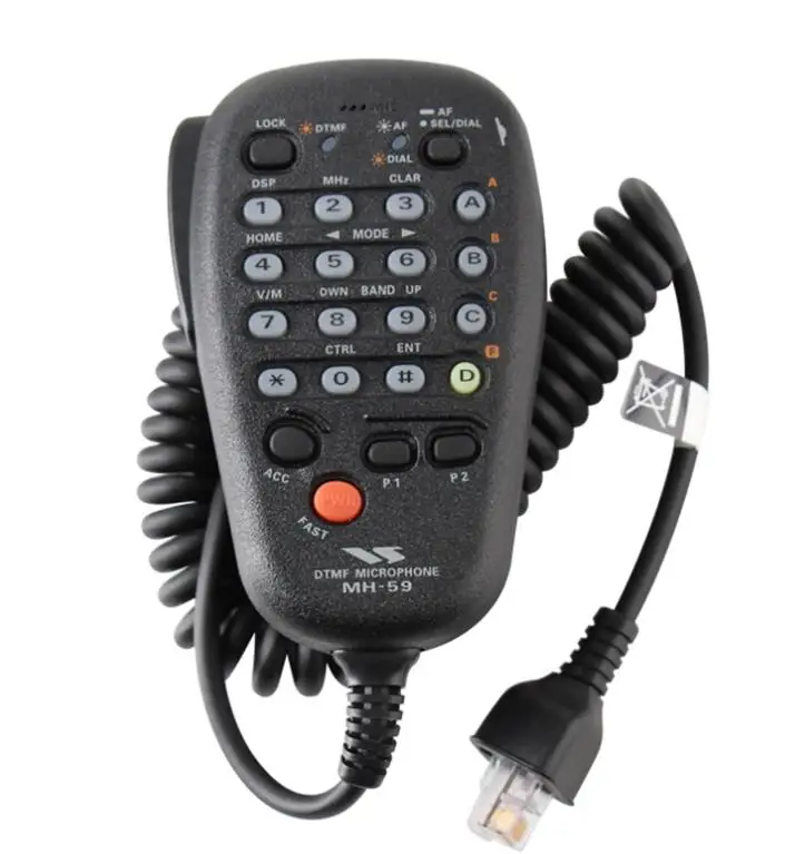Оригинальный ручной микрофон Yaesu MH-59A8J DTMF, цифровой ручной микрофон