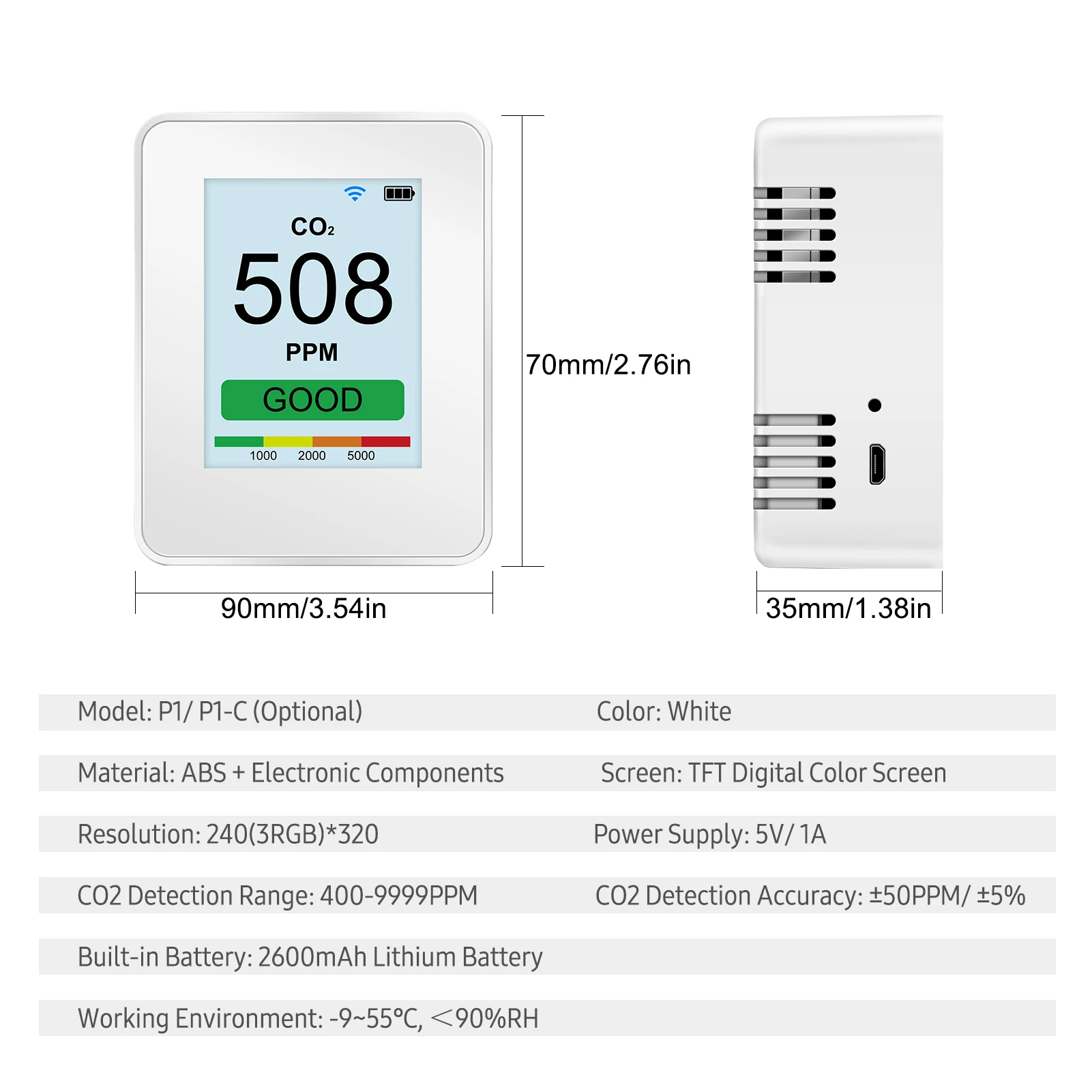умный монитор качества воздуха