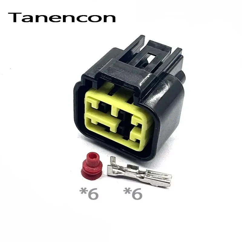 

1 комплект, 6-контактный автомобильный водонепроницаемый кабельный разъем FW-C-6M-B, катушка для подъема окна FW-C-6F-B, автоматический разъем для Ford Mondeo