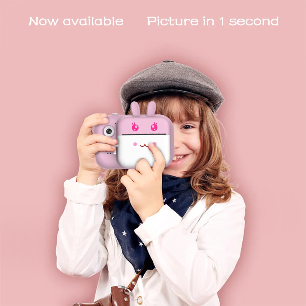 Children Camera Instant Print Camera Instax Print For Kids Birthday Gifts 1080P HD Camera With Thermal Photo Paper Toys Camera enlarge