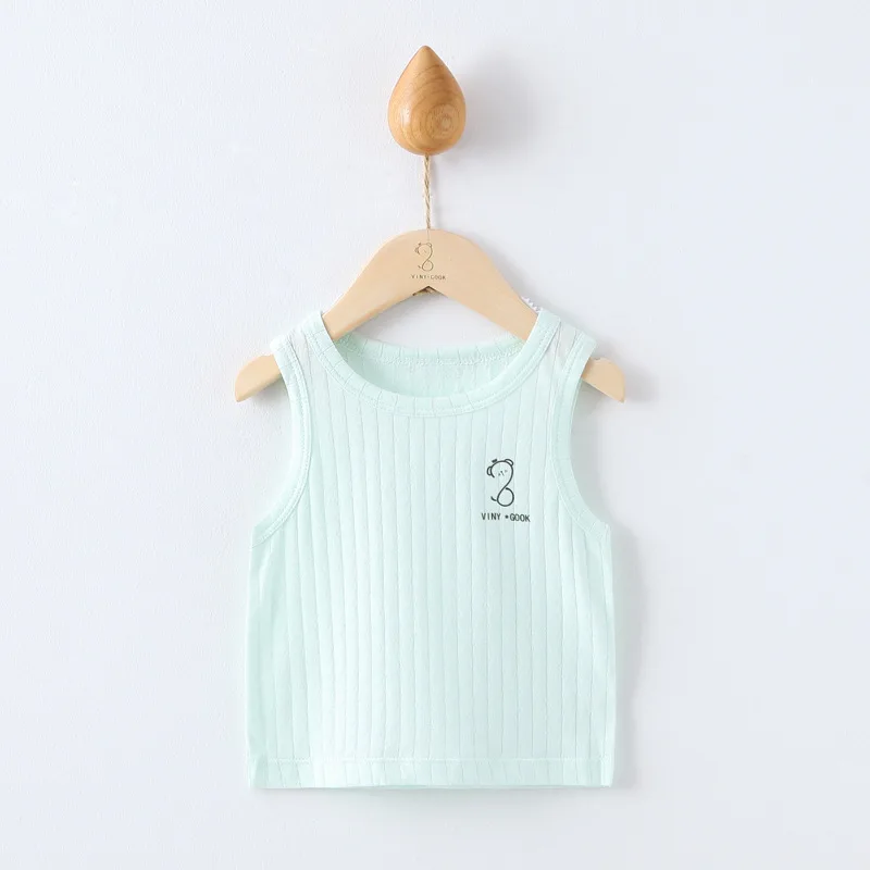 

Baby Vest Thin Cotton Navel Baby Boneless Sleeveless Tops For Wear Clothes In Summer Sling.