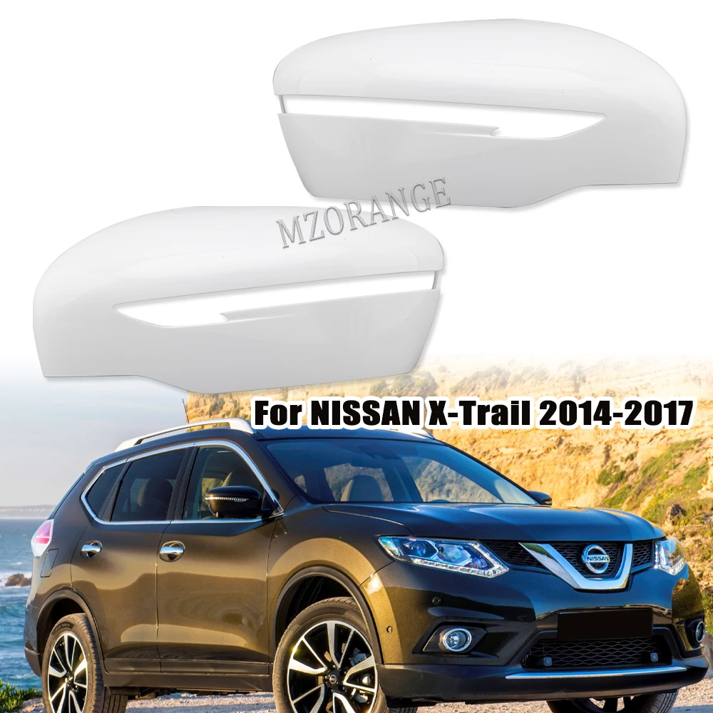 

Rearview Mirror Cover Cap for Nissan X-Trail Qashqai Murano 2014-2018 Hight Quality Side Mirror Cap Housing