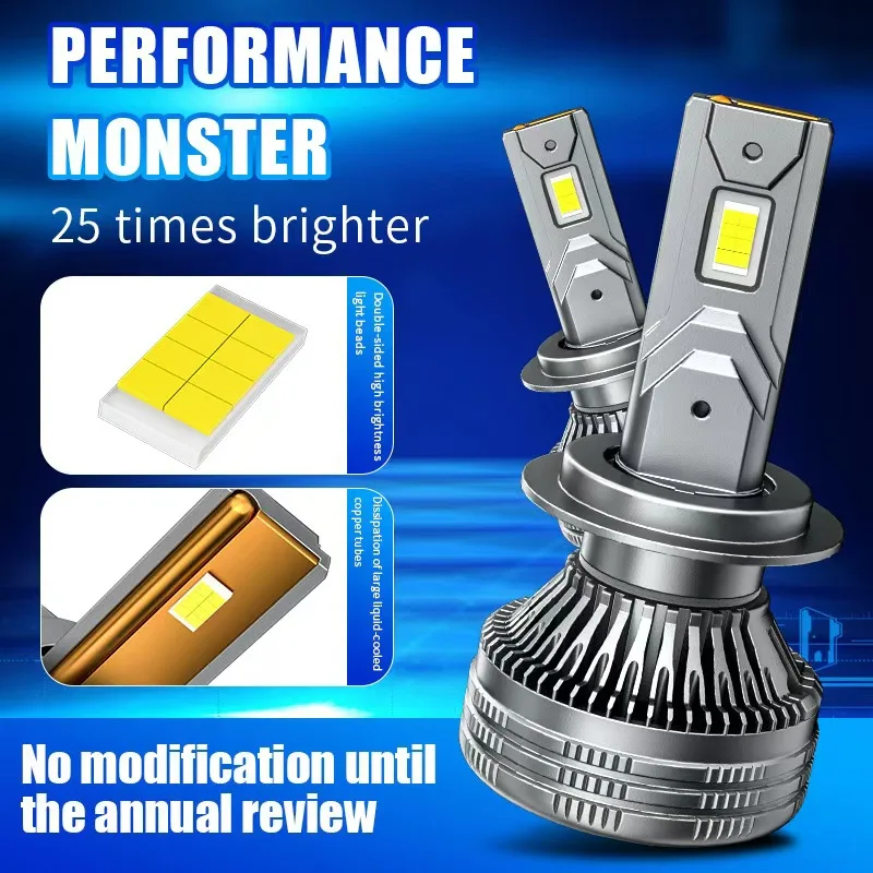 H4 H7 H11 LED 7035 CPS CANBUS Лампа 680 Вт Высокая мощность 9005 HB3 9006 HB4 H8 H9 9012 HIR2 Автомобильная