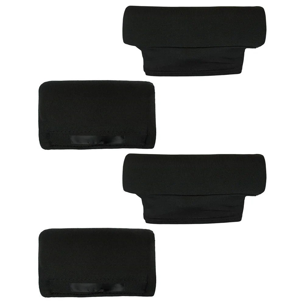 

2 Pairs of Crutch Underarm Covers for Inconvenience People Auxiliary Tools (Black)