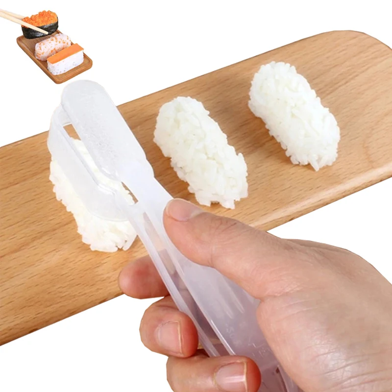 

1Pc Hand-held Sushi Mold with Handle Rice Ball Mold Bento Accessories Rice Ball Press Mold DIY Kitchen Sushi Making Tools