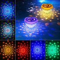 underwater bath light floating fish pattern pool lights colorful swimming hot tub night light for baby bath pool party decor
