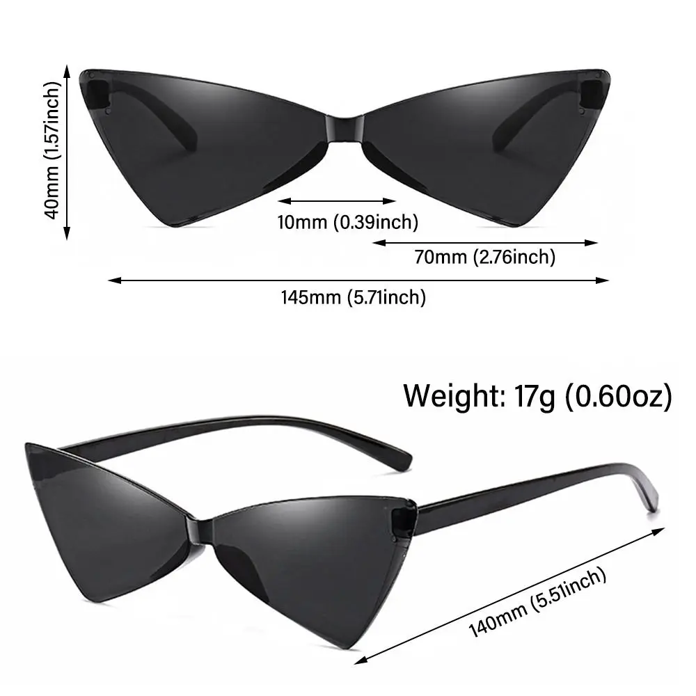 Ретро-очки без оправы яркие цветные прозрачные солнцезащитные очки для взрослых