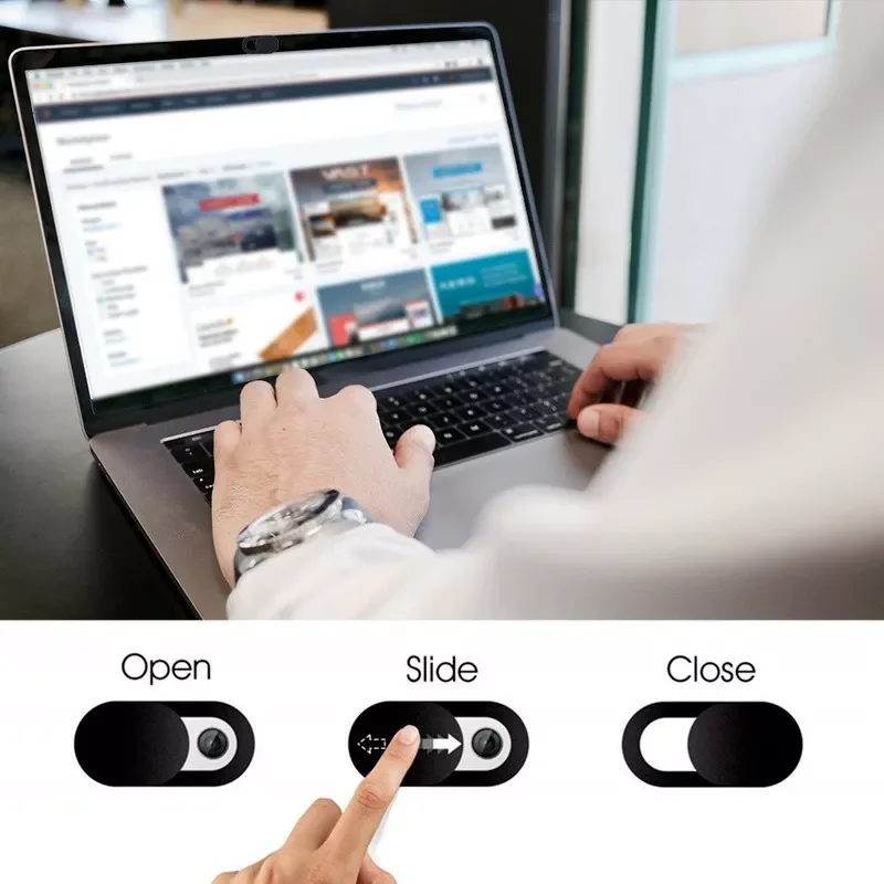 

10Pcs Webcam Cover Universal Antispy Slider Camera Cover for Phone IPad Web PC Laptop Macbook Tablet Lenses Privacy Sticker