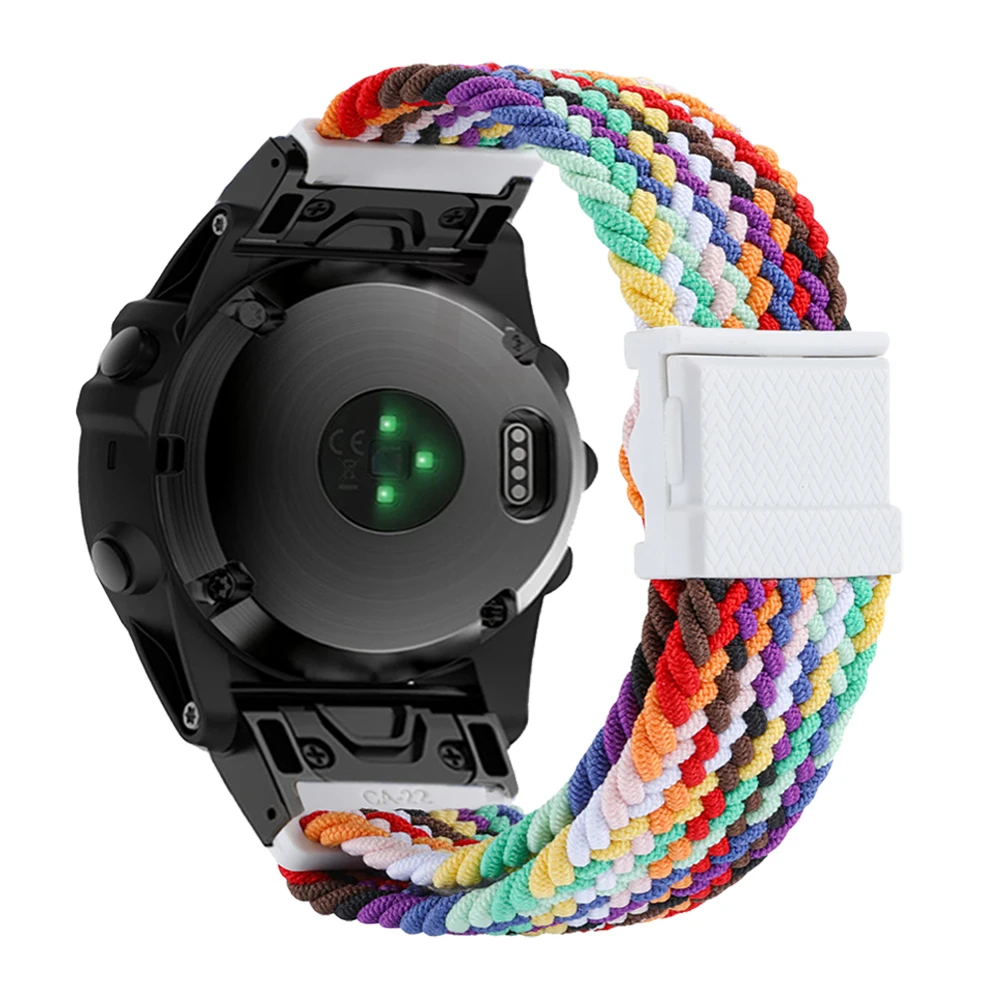 

New 26mm22mm Sport Nylon Wristband for Garmin Fenix7X 7 6X 6 Pro 5X 5 3 3HR Smart Watch Quick Release Magnetic buckle Bracelet