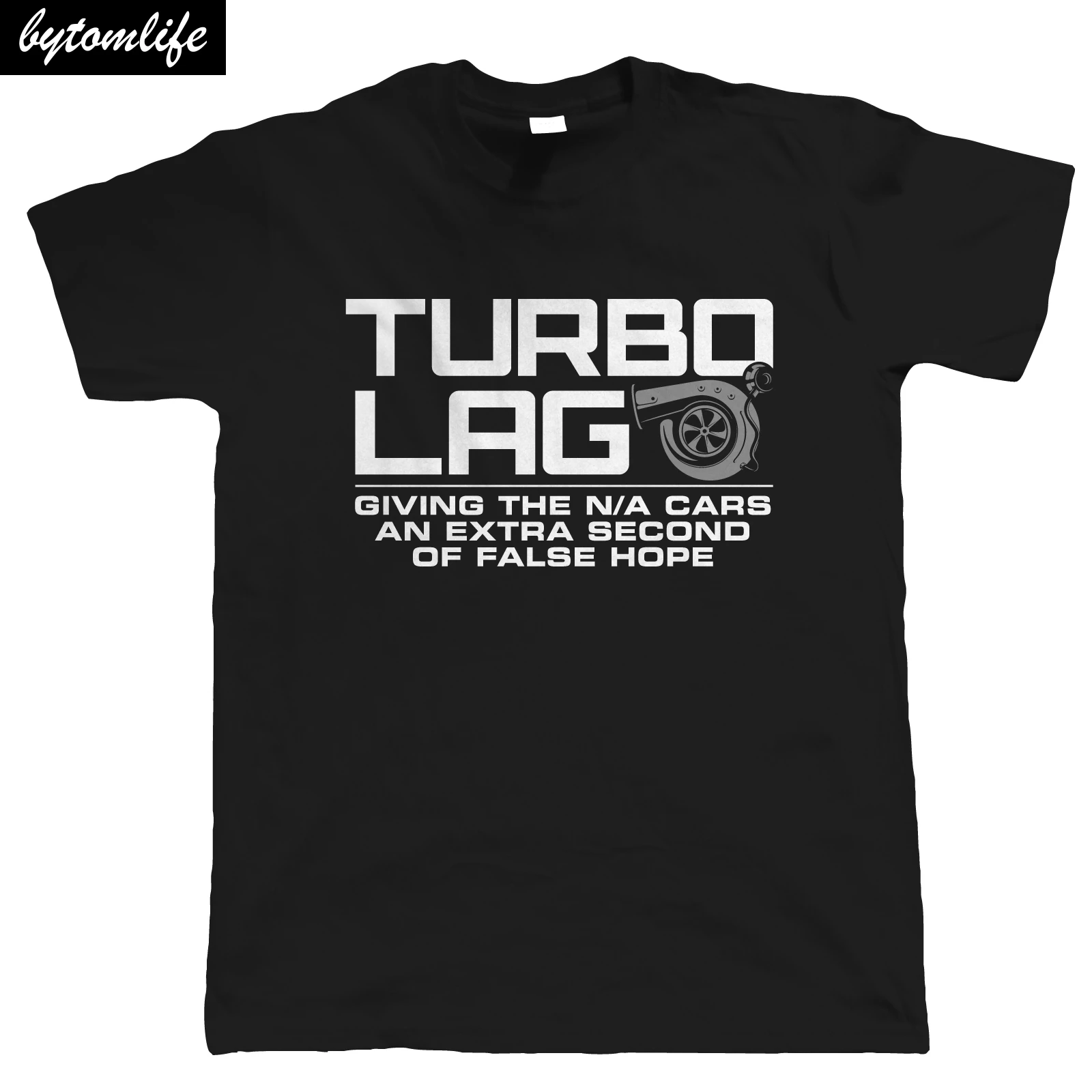 

2019 New Arrival Men'S Fashion Turbo Lag Mens Funny Car T Shirt - Gift for Him Dad Drag Racinger Drift Motorsport Summer T-Shirt