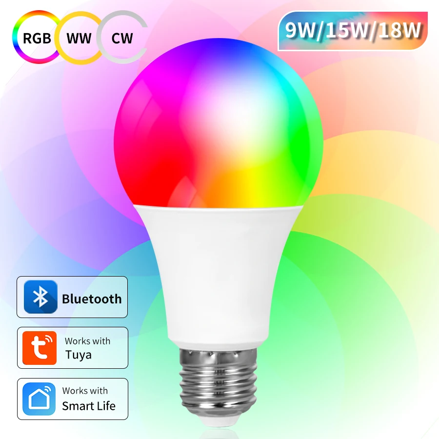 Умная Bluetooth-лампа E27 220 в 9 Вт 15 18 с таймером