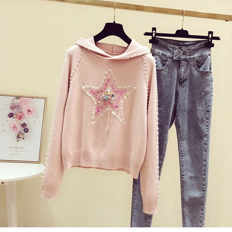 

Knit sweater women fall/winter 2021 new pullover sweater GRAY22