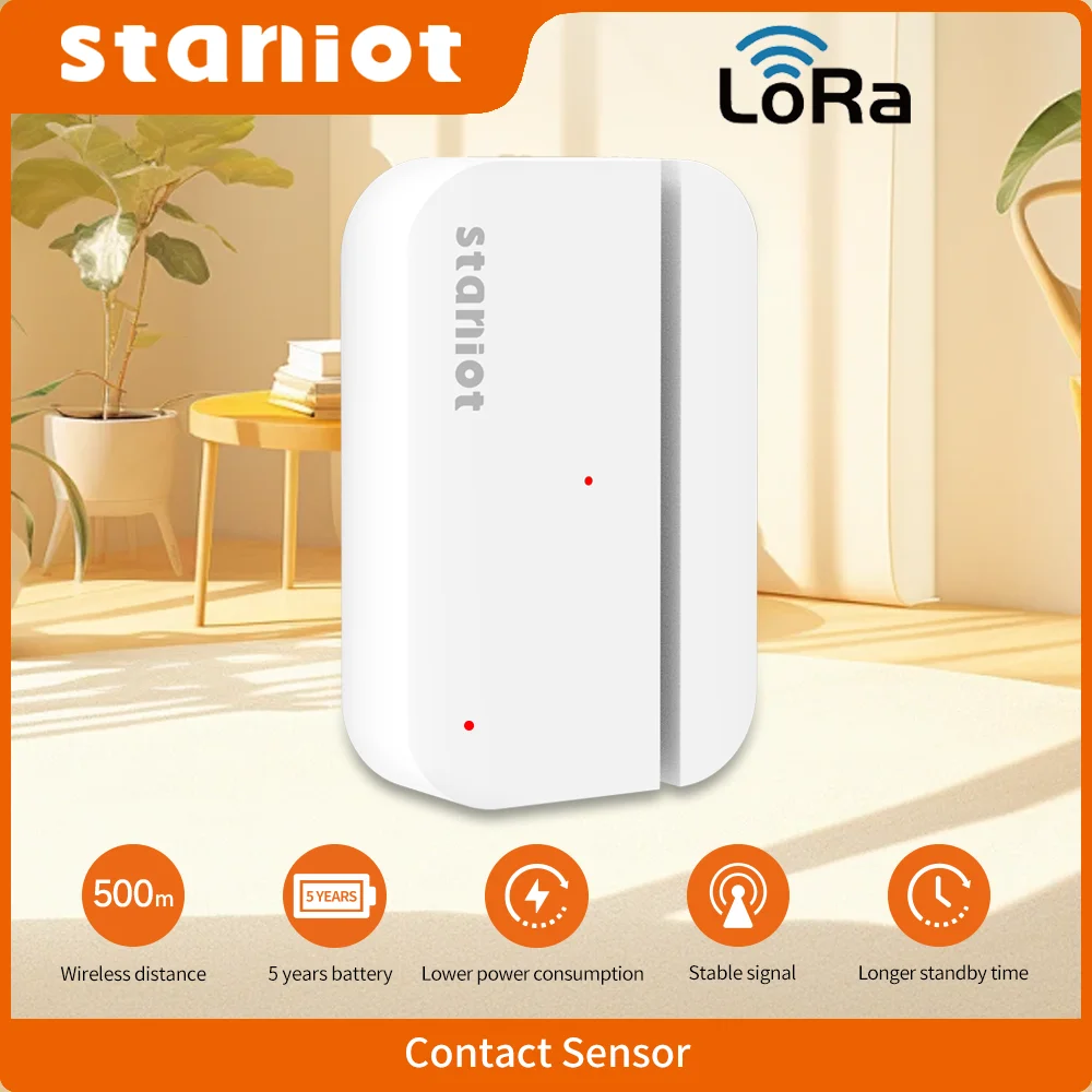 

Staniot LoRa датчик открытия дверей и окон