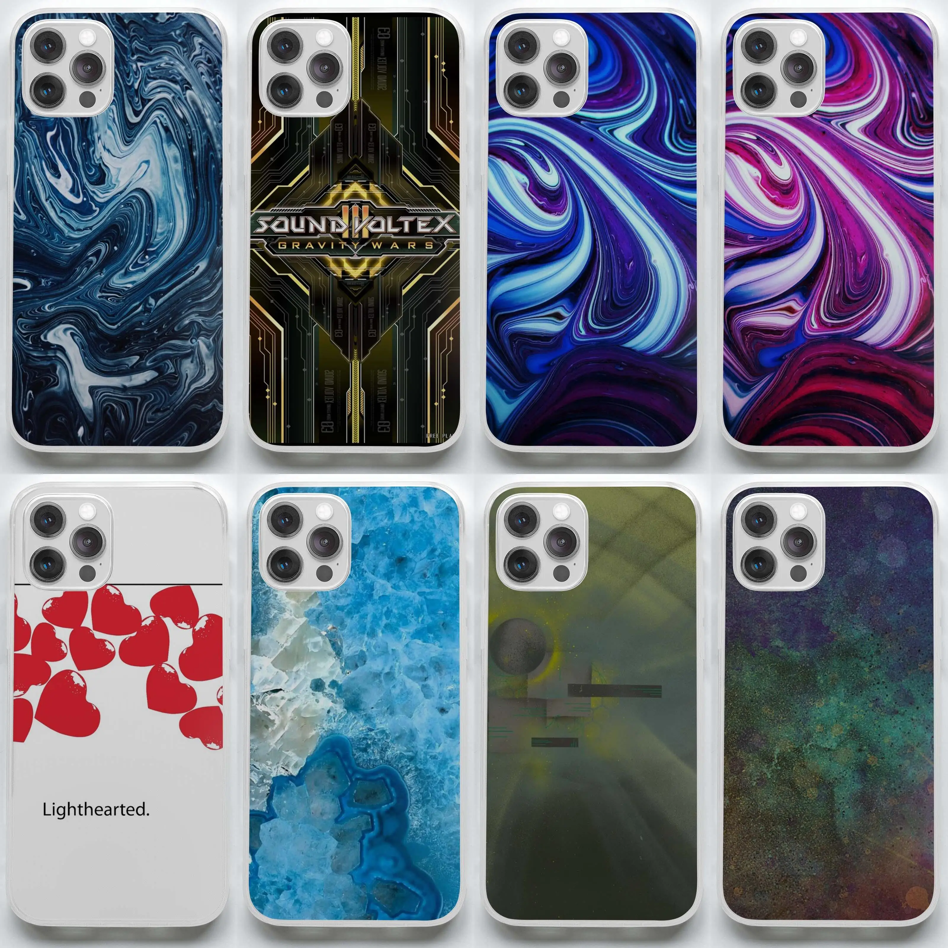 

Gravity Iii мягкий звук Voltex Wars загрузка телефона чехол для iPhone 11 12 13 Pro Max Mini X XS XR Max 7 8 Plus фотографии модный мягкий