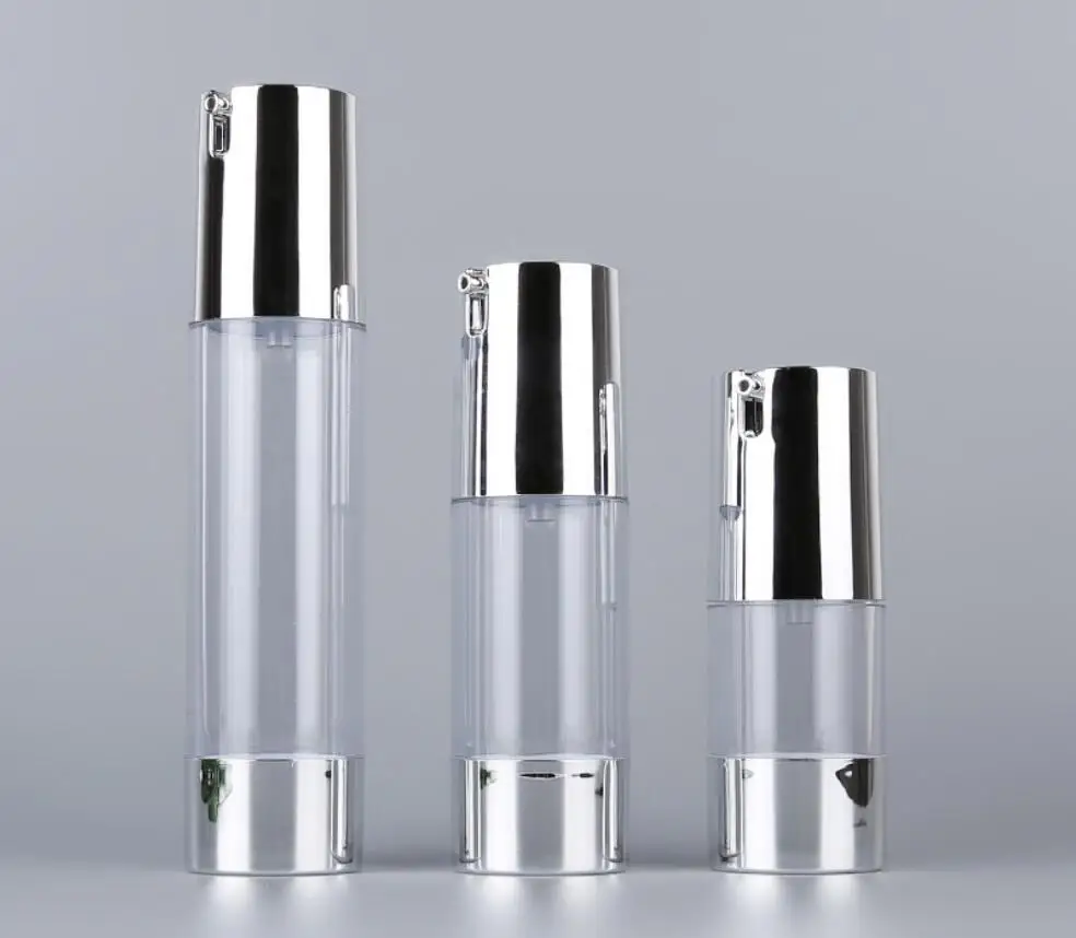 Вакуумная бутылка 30 мл без воздуха флакон с УФ серебряным вакуумным насосом