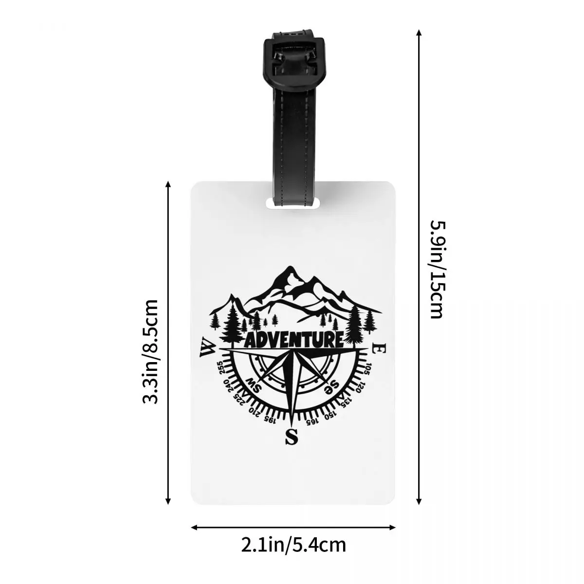 Пользовательские NavigateMountain Adventure Компас Багажная бирка Защита