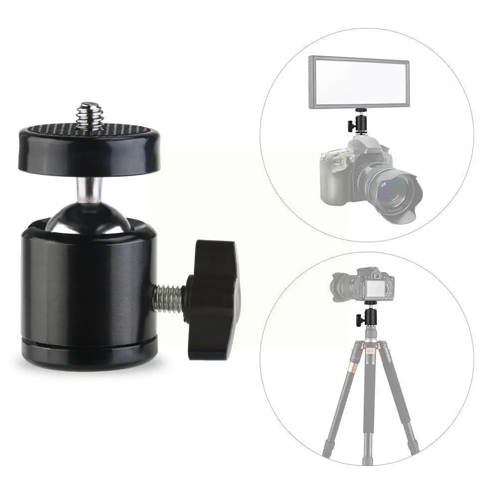 

Mini 1/4 "statief Schroef Naar Flash Hot Shoe Adapter Voor Bal Camera Beugel Zwarte Houder Mount Houder Statief Cam Voor Ca Z4k5