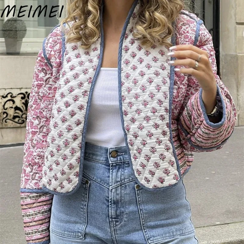 

2023 винтажное осенне-зимнее пальто с длинным рукавом, открытое спереди, два в одном, повседневные свободные двусторонние куртки для женщин, женская модель