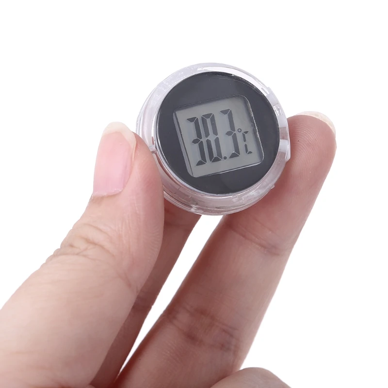 Mini Motorcycle Thermometer Waterproof Stick-On Motorbike Mo