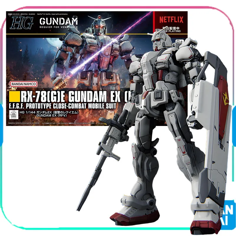 Фото Bandai оригинальный GUNDAM HGUC MSGG POLICE ZAKU RFV 1/144 аниме фигурка в сборе модель игрушки Коллекционная модель украшения подарки №4