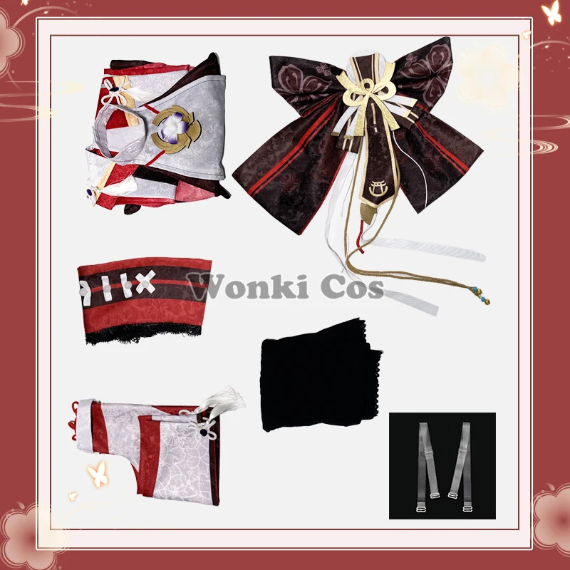 Костюм для косплея Genshin Impact Yae Miko Guuji полный комплект парик длинные волосы костюмы