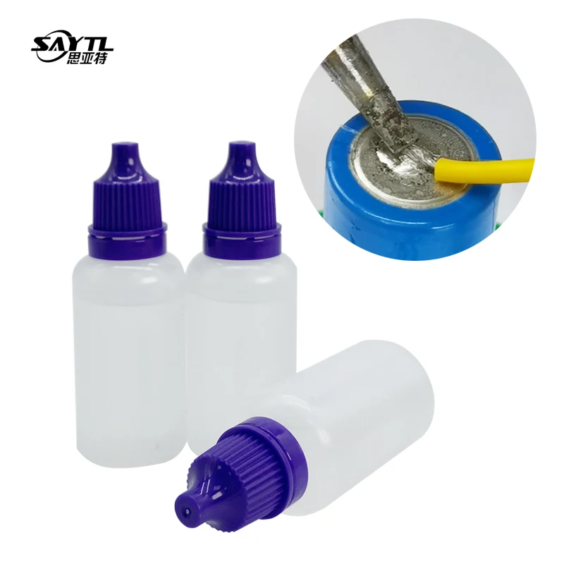 1 шт. 20 г припой из Нержавеющей Стали Жидкий флюс 18650 батарея сварочная паяльная паста Флюс Для металла, цинка, никеля, железа, меди