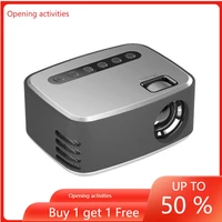 led mini projector 320x240 pixels supports 1080p hdmi compatible usb audio portable home media video player home theater