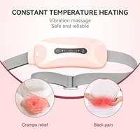 portable cordless heating pad menstrual heating pad for women and girl heating pad for back pain with 3 heat levels and 3 vibr