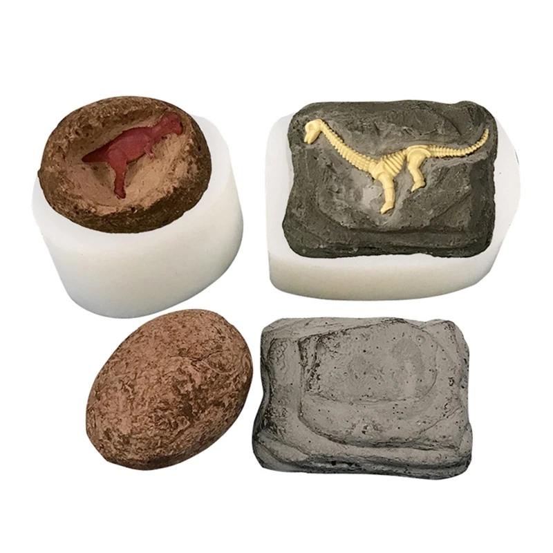 

Soap Molds Silicone Craft Mold 3D Dinosaur Fossil Chocolate Candy Molds DIY Gift
