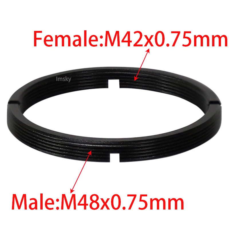 

Переходное кольцо Imsky MH841251 черный металл M42 M48 M52 M54 M56