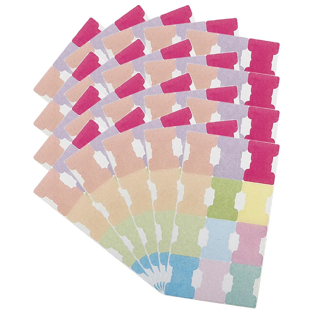 

24 Sheets Index Label Tabs Annotating Books Bookmarks Annotation Kit Sticky Tag Divider Supplies