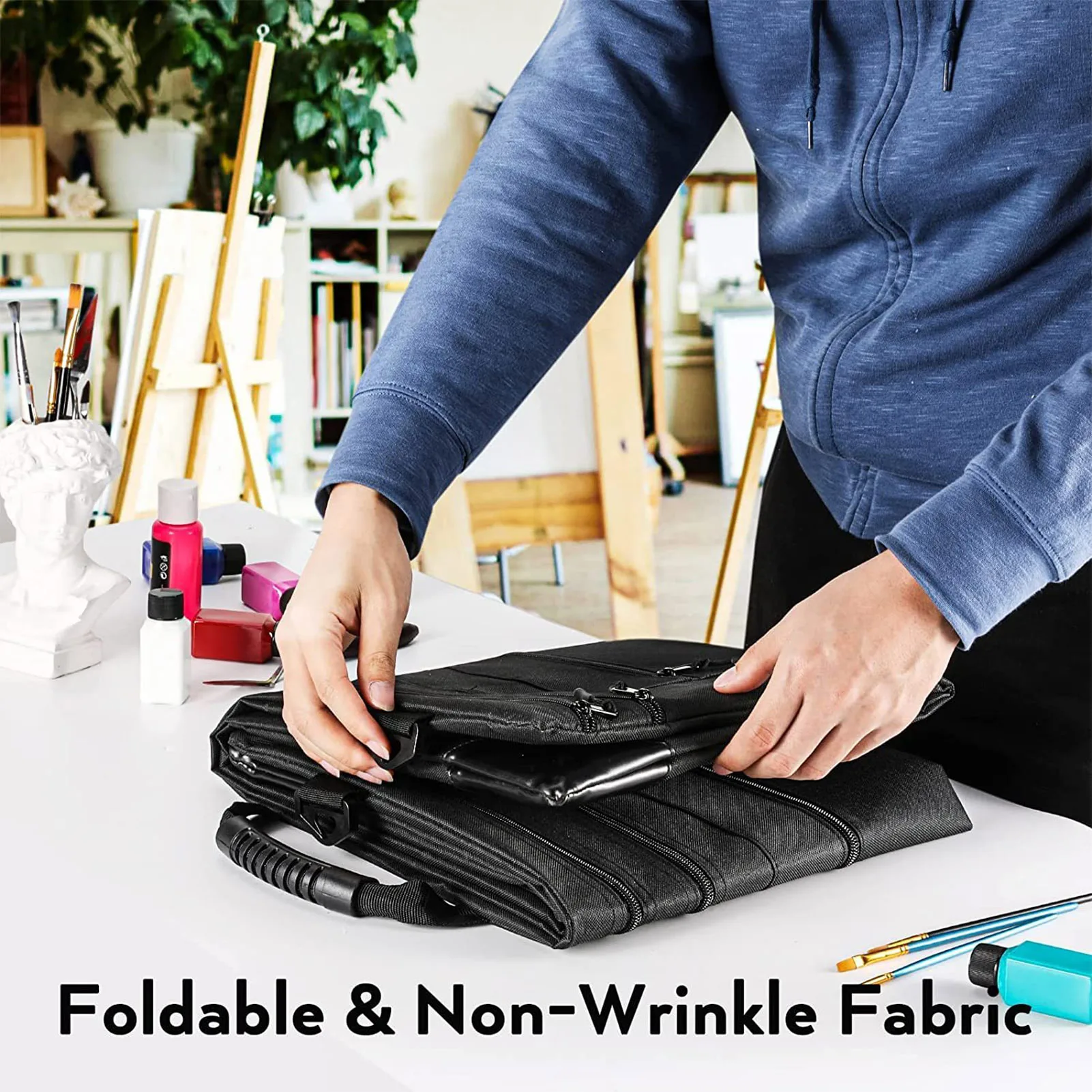 

Art Portfolio Case Light Weight Art Portfolio Bag Art Portfolio Bag Large Size Art Portfolio Tote Art Storage With Detachable