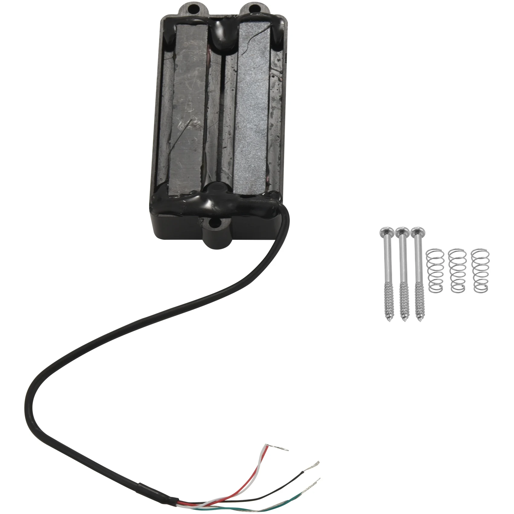 

Noiseless Good Balance 4 String Bass Humbucker Double Coil Pickup Black For Bass Guitar