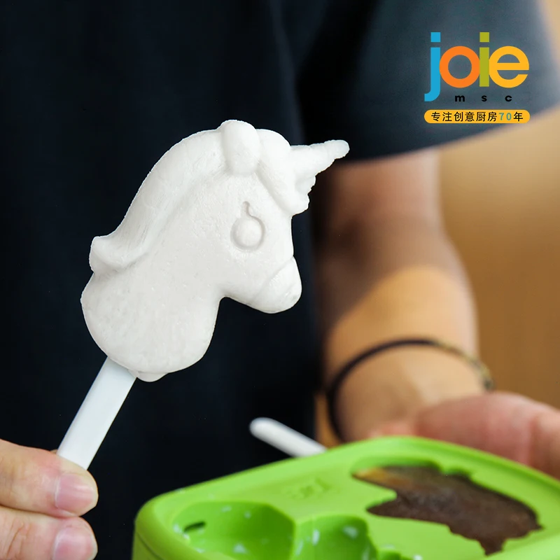 

joie Ice Cream Molds Summer Popsicle Silicone Mold Ice Cube Maker Ice Dessert Mold Baking Tools