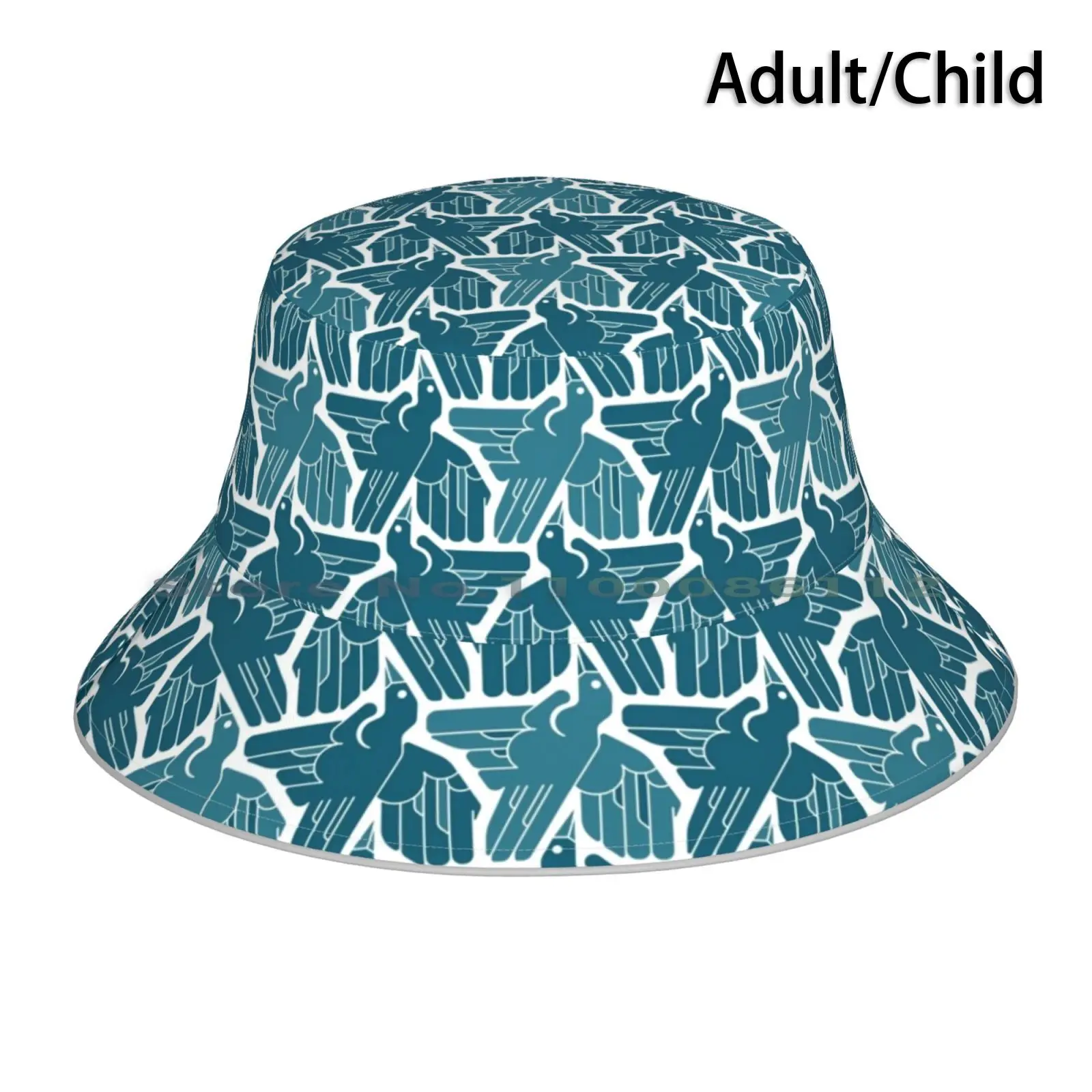 

К. Панама с синей птицей Moser, Солнцезащитная шапка Koloman Moser, в стиле старт, 20s, 30s, 1920, 1930, Gemini, винтажная с сильным рисунком и повторителем