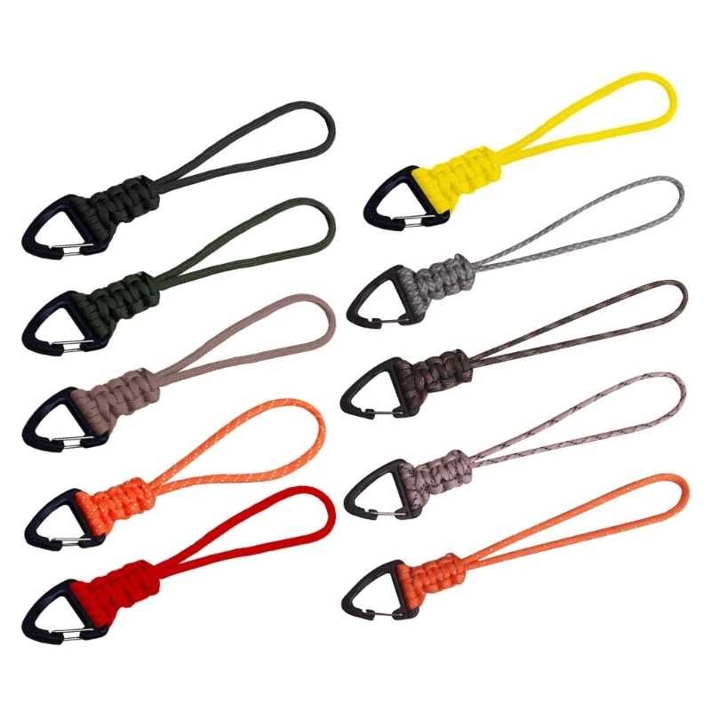 

Paracord Keychain Braided Lanyard Carabiner Hook Paracord Lanyard Clip Lanyard