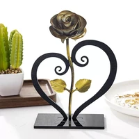 valentines day gift 3d love acrylic rose desktop ornaments home decor gifts for wedding valentines mothers day gift