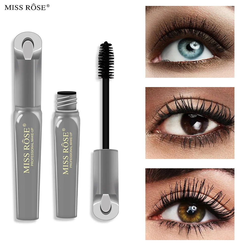 

MISSROSE Long Curl Thick Mascara Waterproof Natural Lasting Thick Growth Liquid Eyelashes Charm Mascara Extension for Eye Makeup