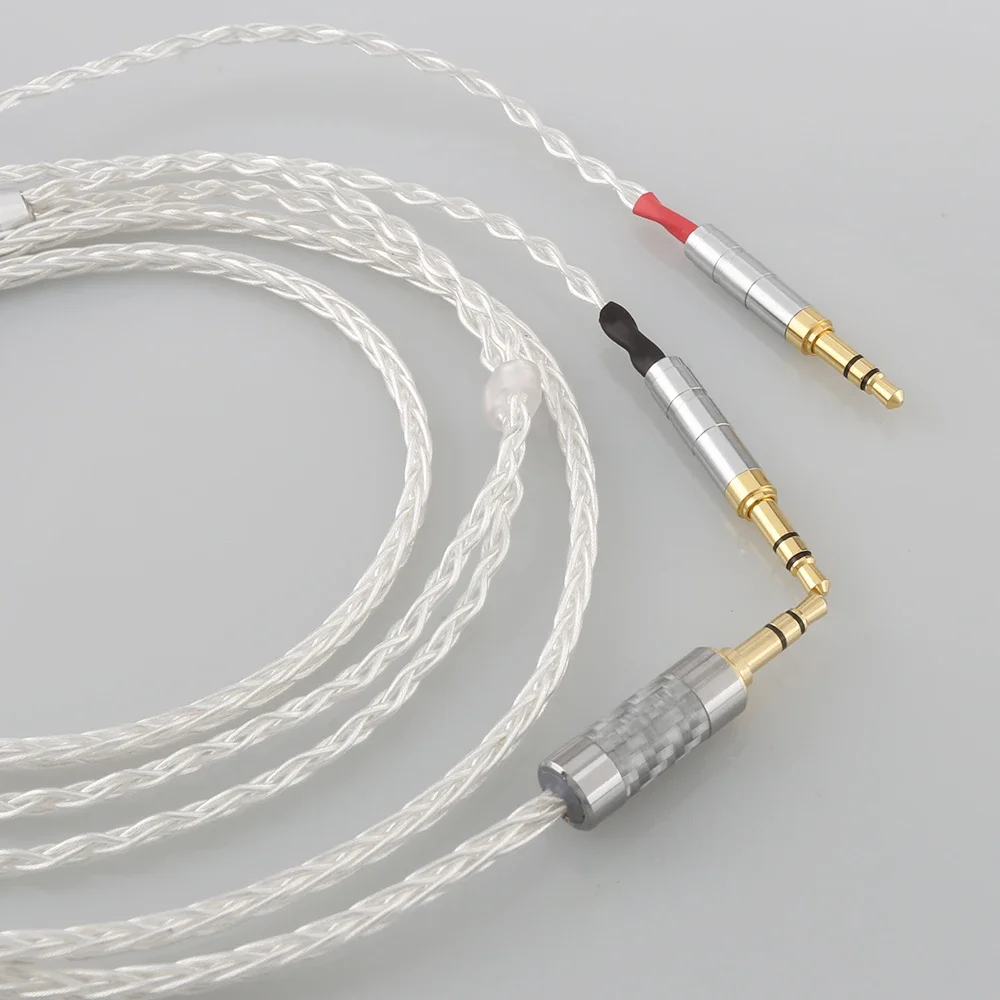 Audiocrast 8-жильный посеребренный кабель для наушников OCC Focal Clear Elear Elex Elegia Stellia