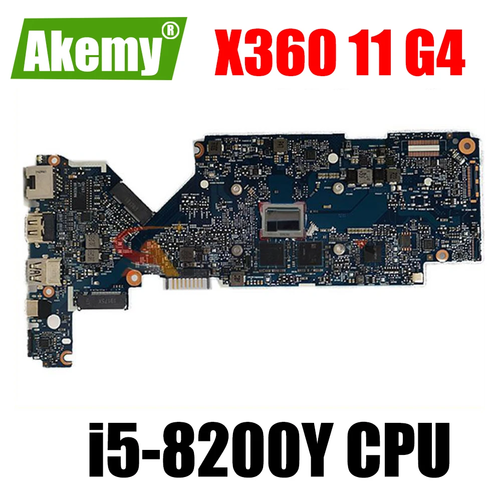 

Материнская плата AKEMY 6050A3018901-MB-A01 для ноутбука PROBOOK X360 11 G4, материнская плата с процессором i5-8200Y, протестирована полностью на 100% год