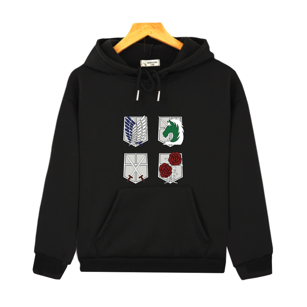 

Children's Anime Attack on Titan Hoodies for Teen Girls Clothing Sweatshirts Tops Toddler Boys Clothes Kids Long Sleeve Pullover