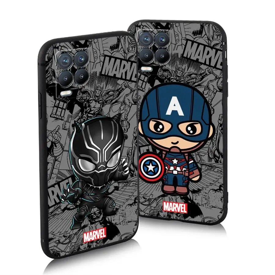 Чехол для телефона с рисунком Marvel Groot Spiderman Google Pixel 8 Pro 6a 7a 8a 6 7 черный мягкий чехол