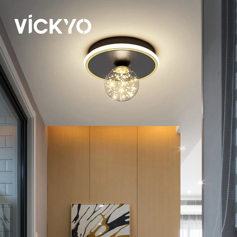 

VICKYO LED Gypsophila Ceiling Light Modern Creative LED Aisle Ceiling Lamp Fixture Lighting For Home Kids Living Room Decoration