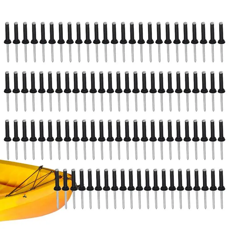 

Морские заклепки для байдарки, зеркальные заклепки с тройным захватом, крепежные сверхпрочные крепежные заклепки из алюминиевого сплава, заклепки тройного сложения, байдарка, Каноэ