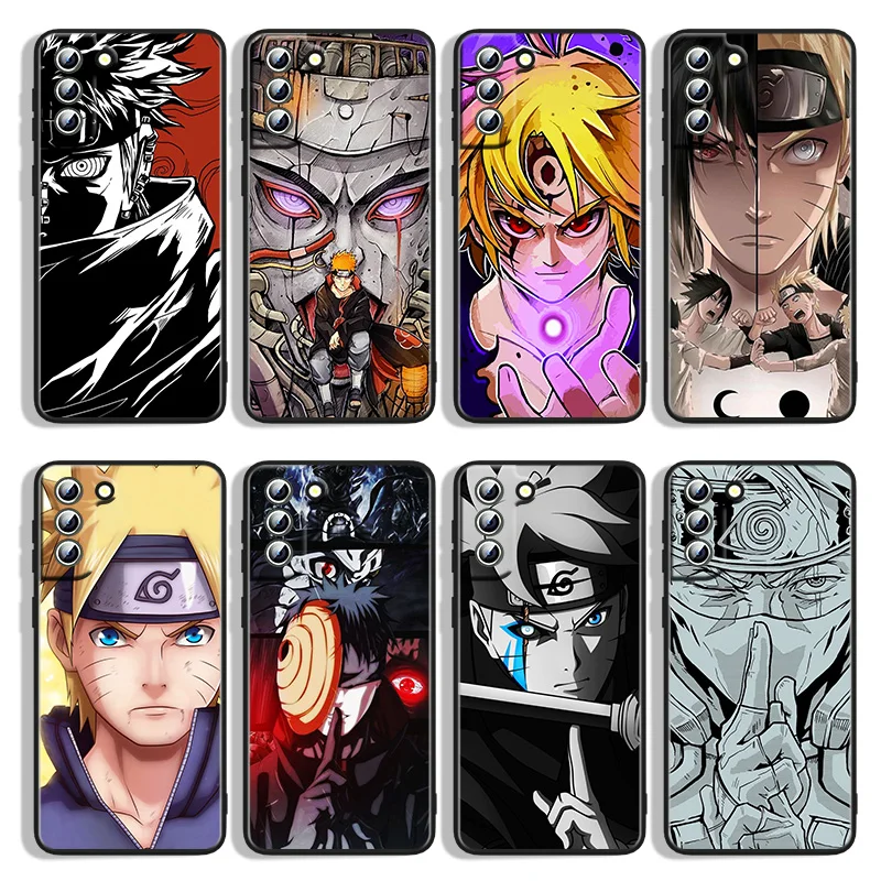 

Anime Naruto Kakashi For Samsung Galaxy S22 S21 S20 FE Ultra S10e S10 S9 S8 S7 S6 Edge Plus Black Soft Phone Case Capa