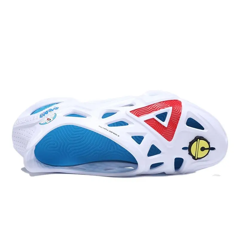 PEAK Men TAICHI X Doraemon Slippers Waterproof Soft Clogs Flip Flops Beach Casual Summer Fashion Sport Sandals E13005L