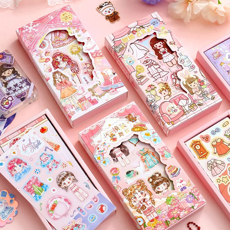 

3packs/LOT reloading series cute lovely creative decoration DIY art paper stickers