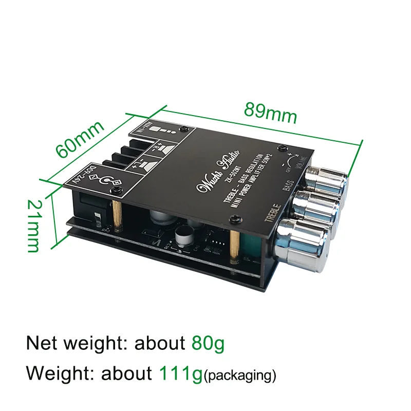 Материнская плата Bluetooth аудиомодуля с усилителем мощности, настройкой высоких и низких тонов, 2.0 стерео, входом AUX на 12В.