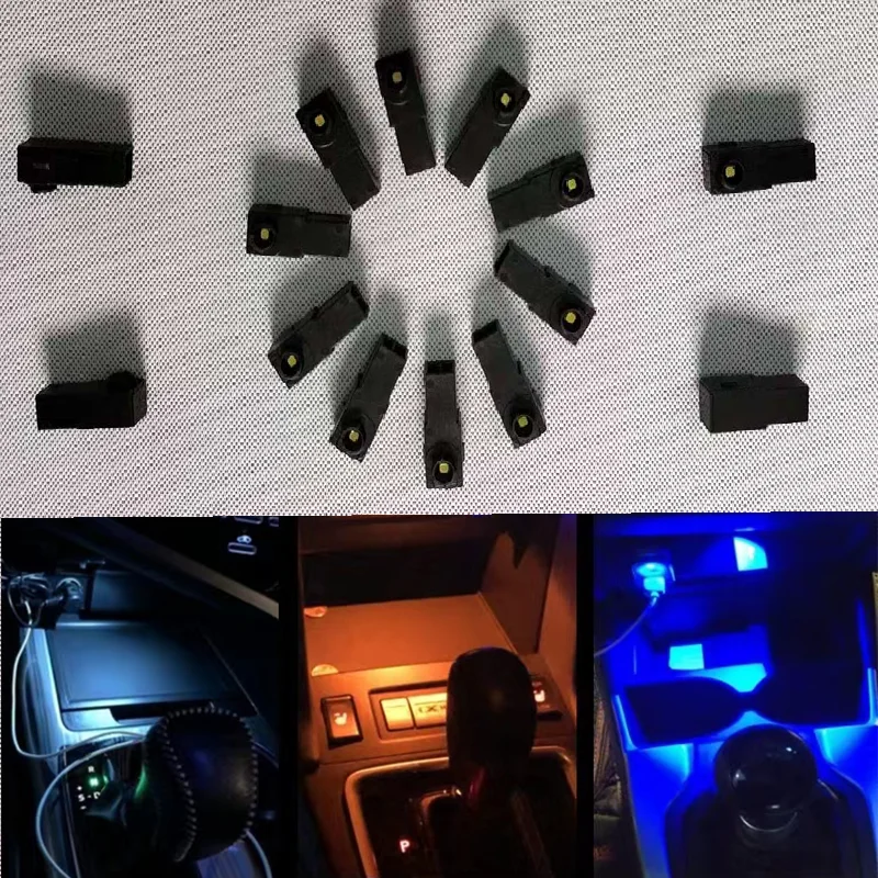 Фото TVYVIKJ 2/4 шт. 12 В светодиодный внутренний окружающий свет для Toyota/Lexus/Honda/Mazda/Subaru совместимый осветительный прибор лампа №2